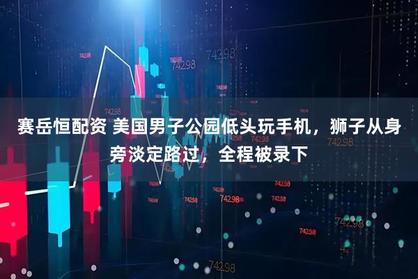 赛岳恒配资 美国男子公园低头玩手机，狮子从身旁淡定路过，全程被录下