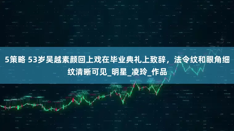 5策略 53岁吴越素颜回上戏在毕业典礼上致辞，法令纹和眼角细纹清晰可见_明星_凌玲_作品